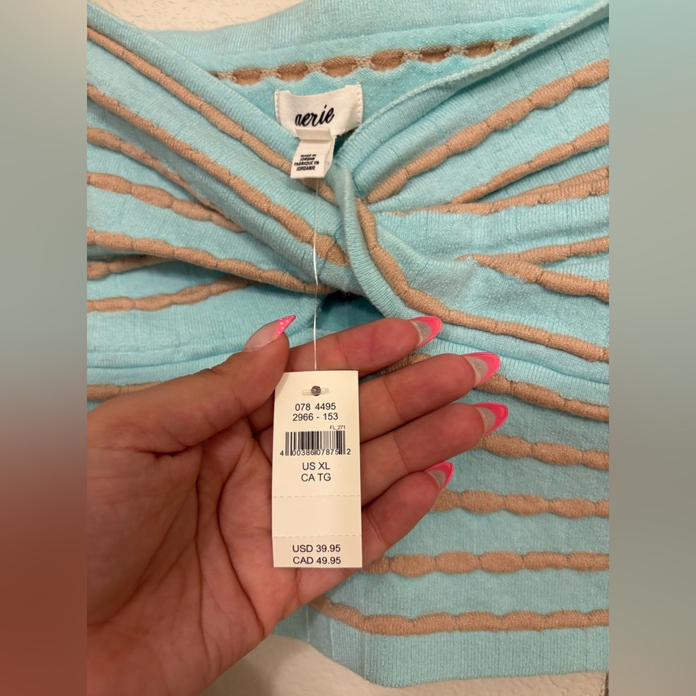 NWT AERIE Tube Top - Picture 2 of 3